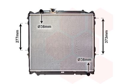 VAN WEZEL Radiaator,mootorijahutus 53002248